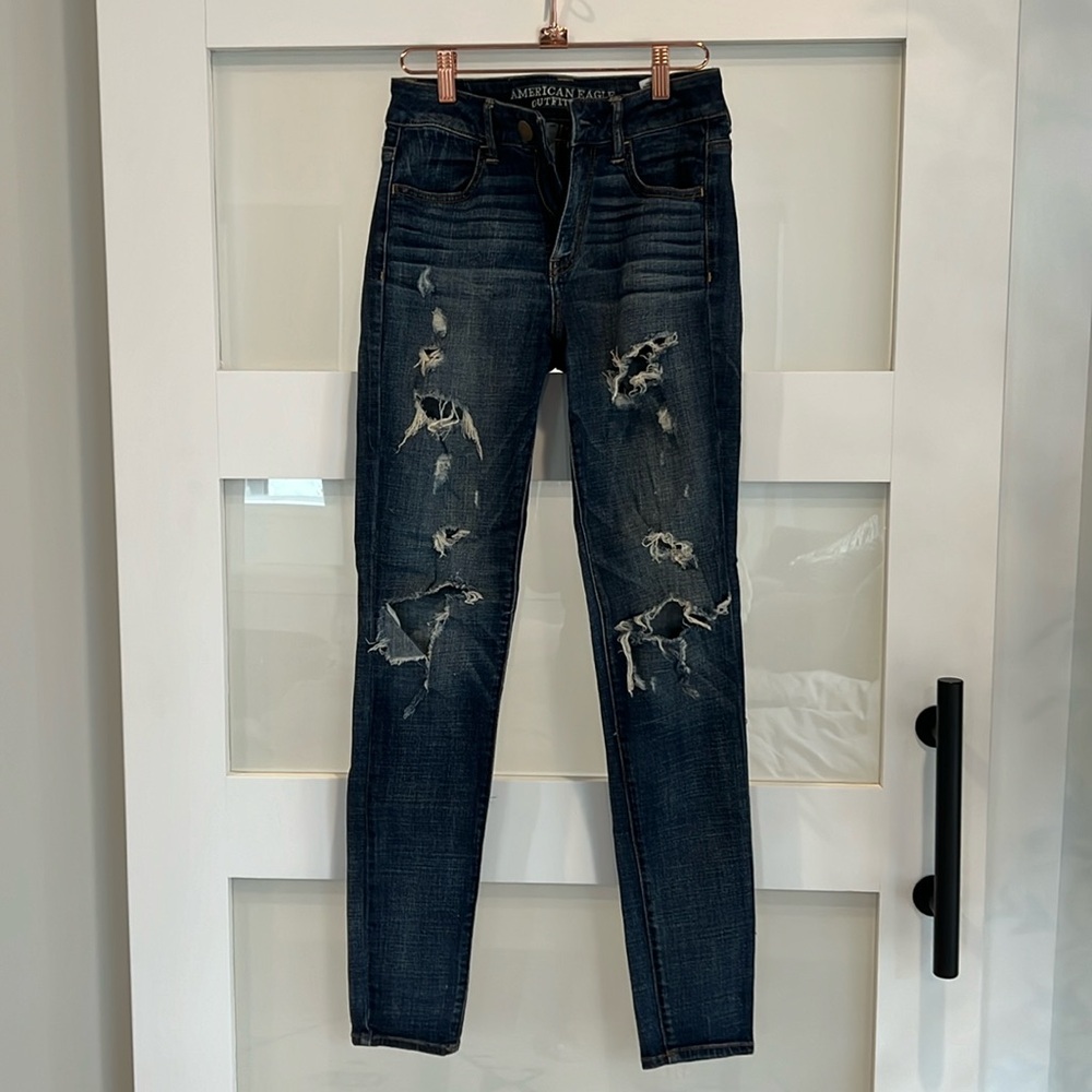 American Eagle High Rise Jegging size 4